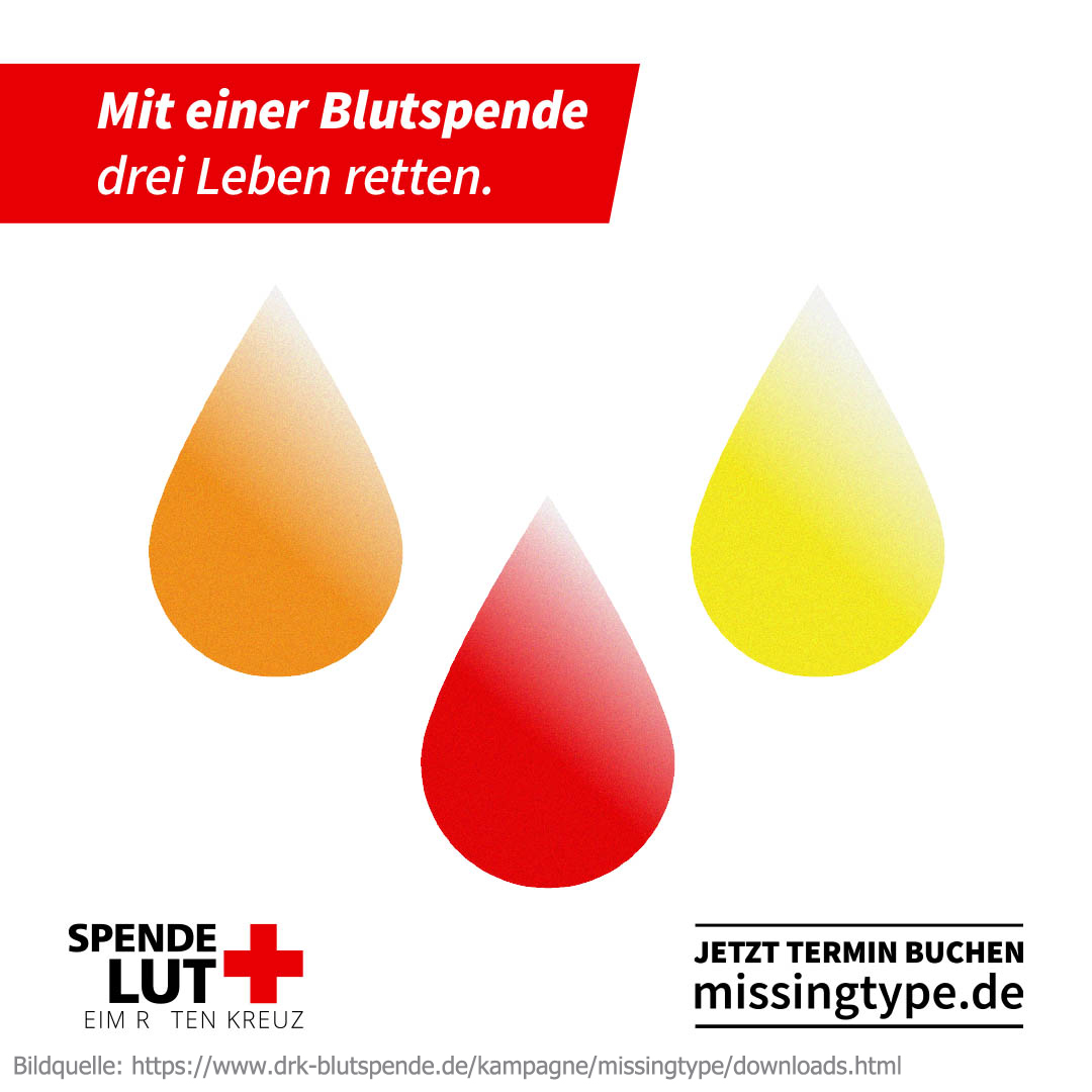 DRK-Logo für Blutspende